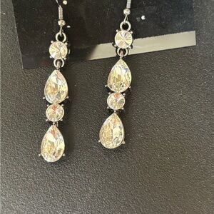 Elegant Silver Drop Earrings
